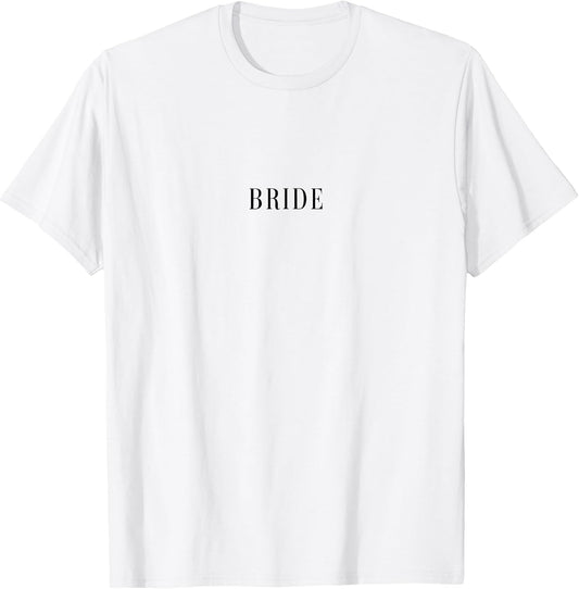 Minimal Design Bride T-Shirt