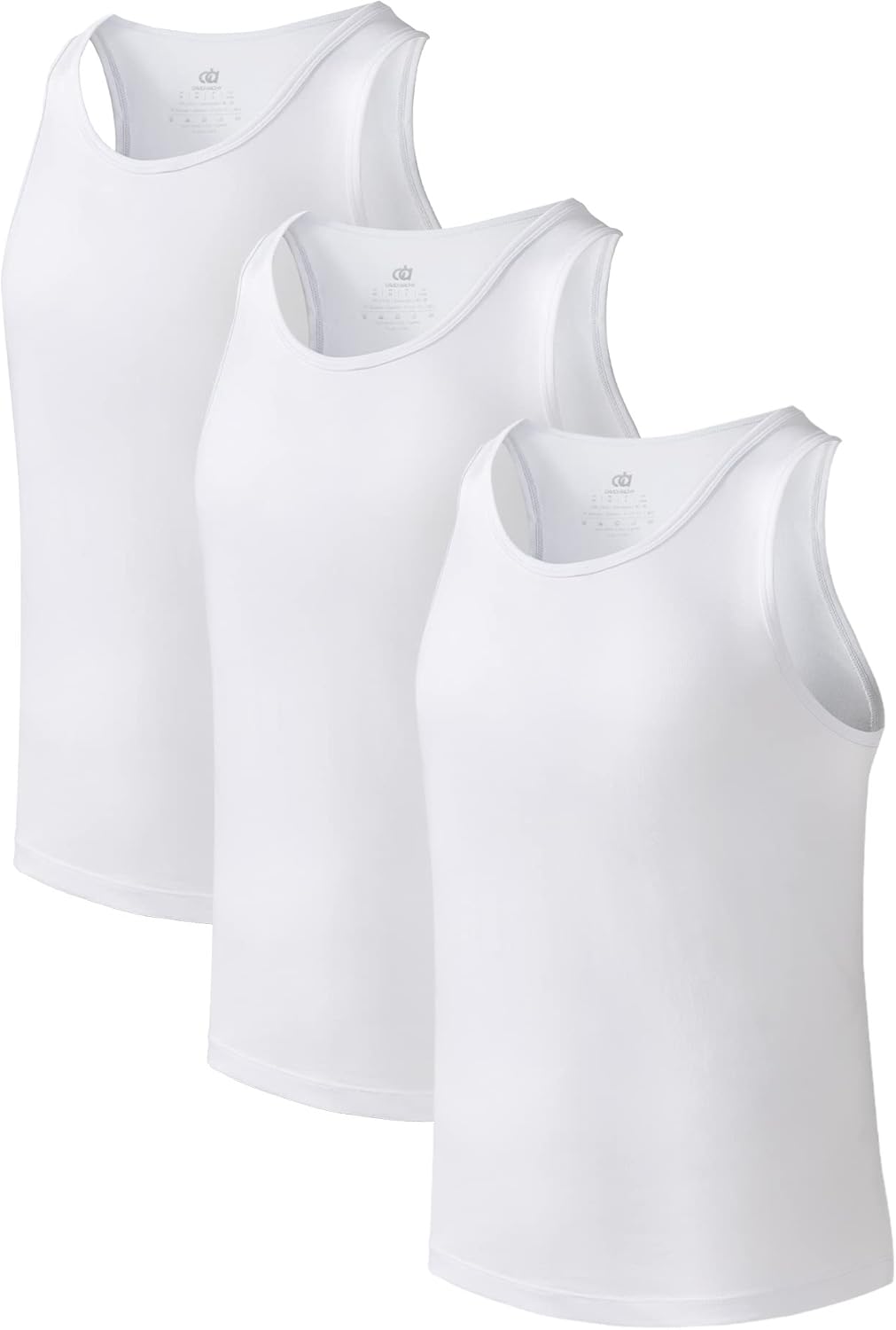 Men's Tank Top Bamboo Rayon Undershirts Tank Shirt Moisture-Wicking A-Shirt for Men, 3 or 5 Pack