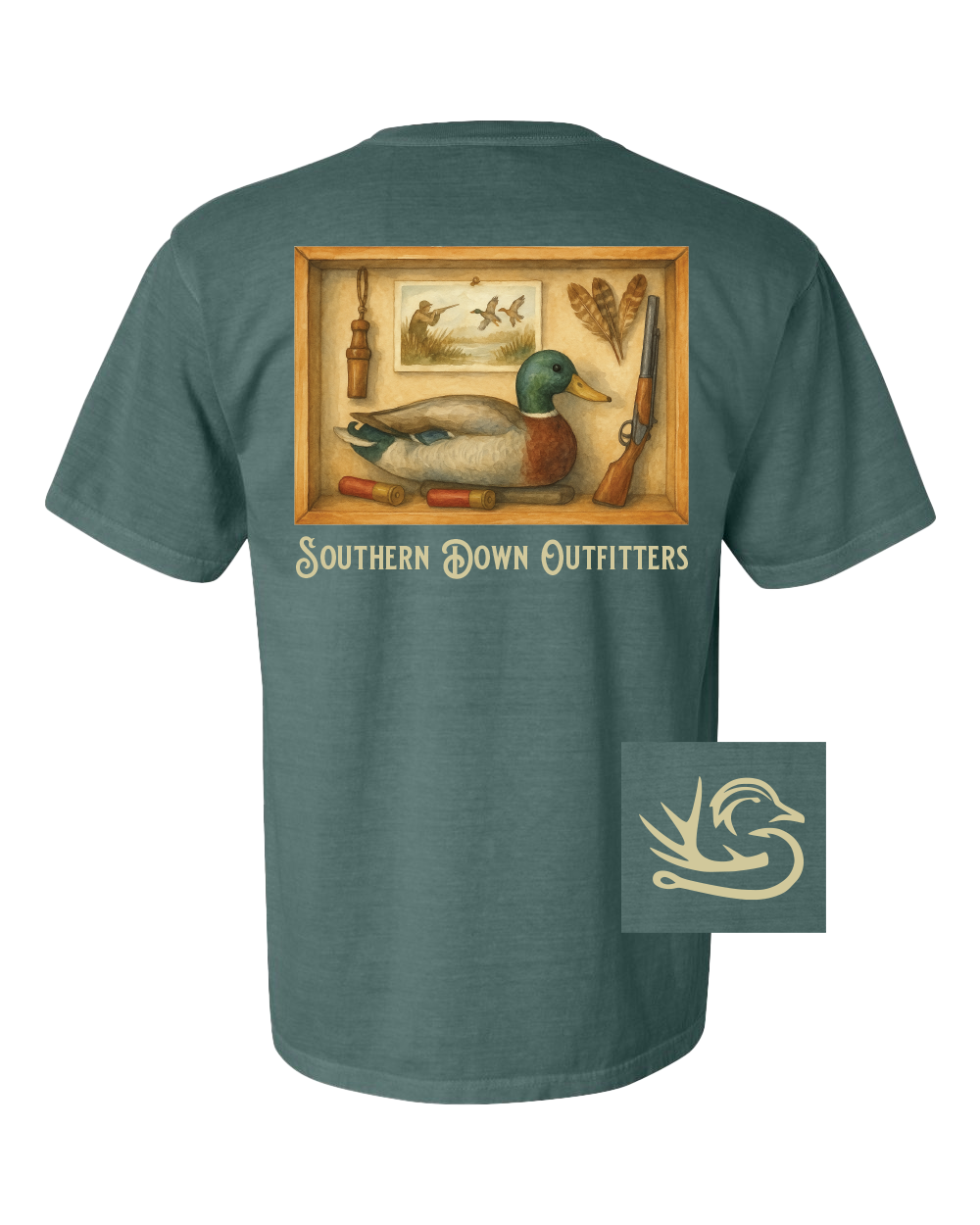 Shadow Box Duck Tee