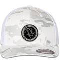 Hammerhead Deco 6 Panel Trucker Flexfit Multicam Alpine White Hat
