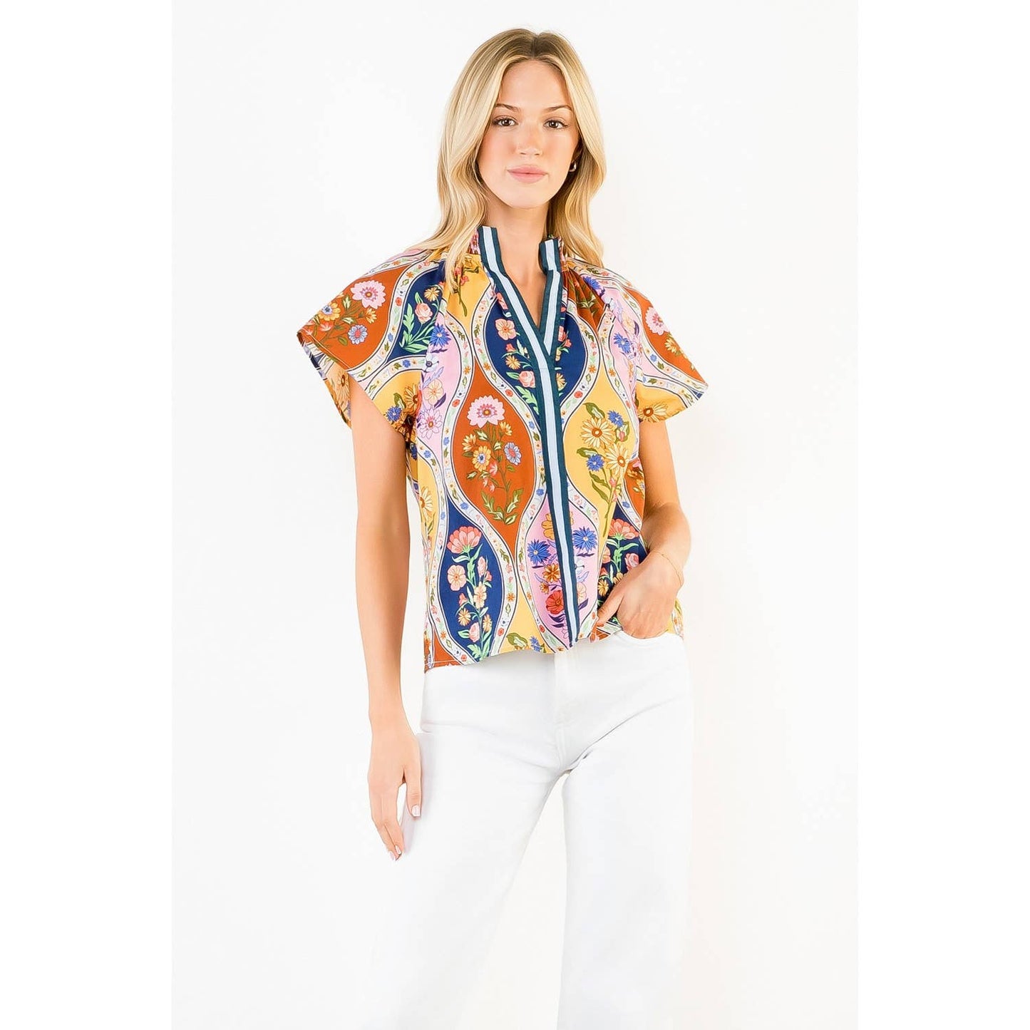 Top with All Over Print