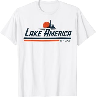 Lake America Est 2026 Retro Vintage Patriotic Usa Unisex T-shirt, Sweatshirt, Hoodie (1)