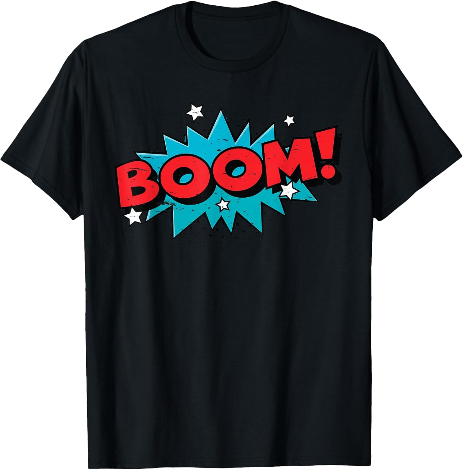 Boom! Comic Book Cartoon Funny Pop Art Design - Vintage T-Shirt