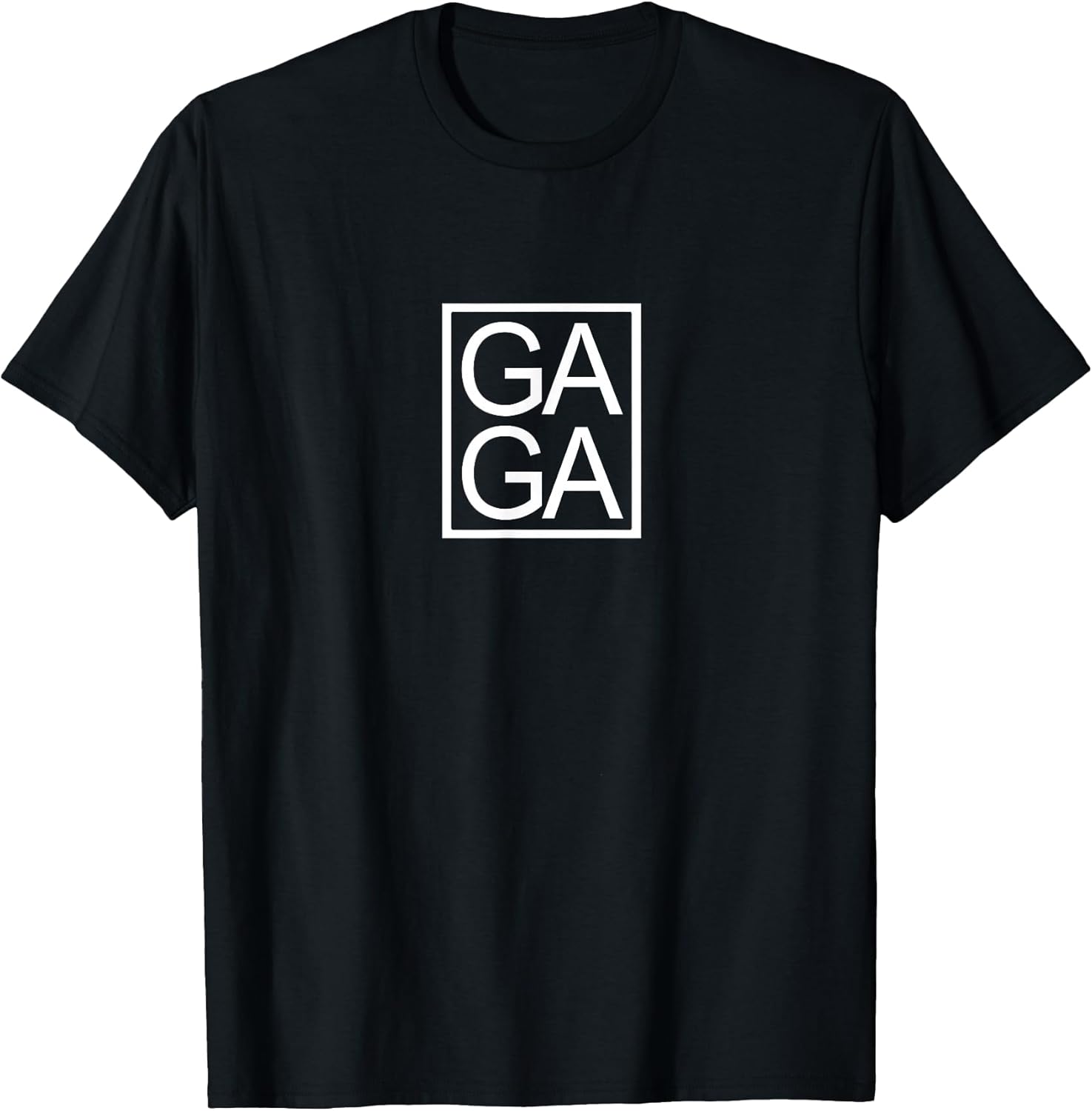 GAGA Novelty Graphic Design Minimalist Typography Gift T-Shirt
