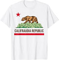 Califraudia Republic California Bear Parody Unisex T-shirt, Sweatshirt, Hoodie (1)