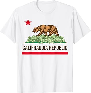 Califraudia Republic California Bear Parody Unisex T-shirt, Sweatshirt, Hoodie (1)