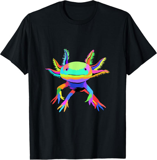 Axolotl Pop Art Axolotl Animal Axolotl Lover T-Shirt