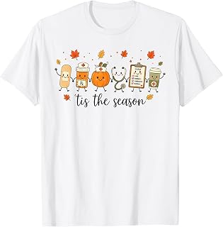 Fall Nurse Doodle Tis Season Autumn Nursing Pumpkin Unisex T-shirt, Sweatshirt, Hoodie (1)