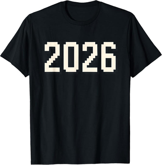 2026 Shirt Retro Pixel Art Nerdy Funny Design T-Shirt