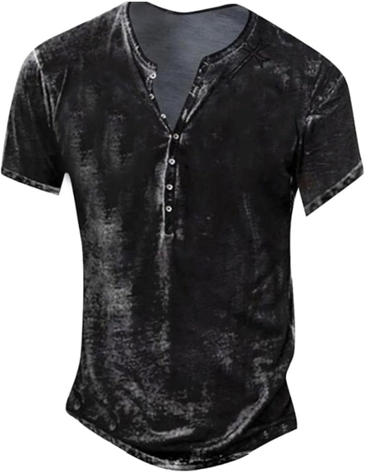 Men Lace Up V Neck Short Sleeve Bohemian Hippie Renaissance Pirate Kilt Medieval Summer Mens Vintage Sweatshirt