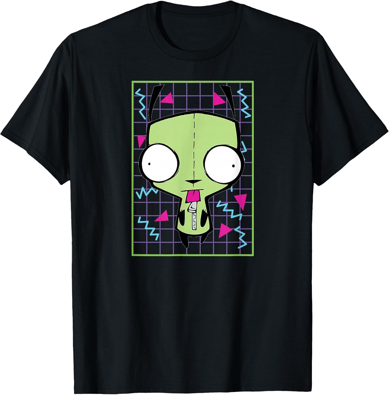Invader Zim - Gir 90s Grid T-Shirt