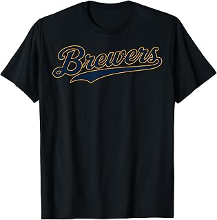 Vintage Brewers Retro Unisex T-shirt, Sweatshirt, Hoodie (1)