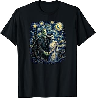 Frankenstein Bride Starry Night Gothic Horror Halloween (1)