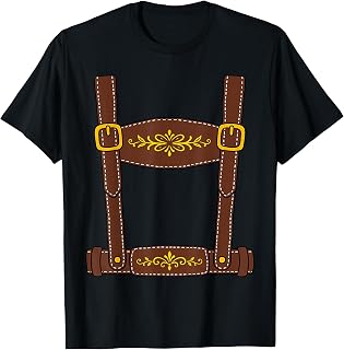 Lederhosen Suspenders Oktoberfest Costumes Toddler Unisex T-shirt, Sweatshirt, Hoodie (1)