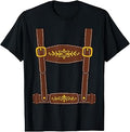 Lederhosen Suspenders Oktoberfest Costumes Toddler Unisex T-shirt, Sweatshirt, Hoodie (1)