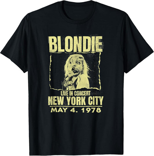 Live Concert Poster New York 1978 Vintage Band T-Shirt