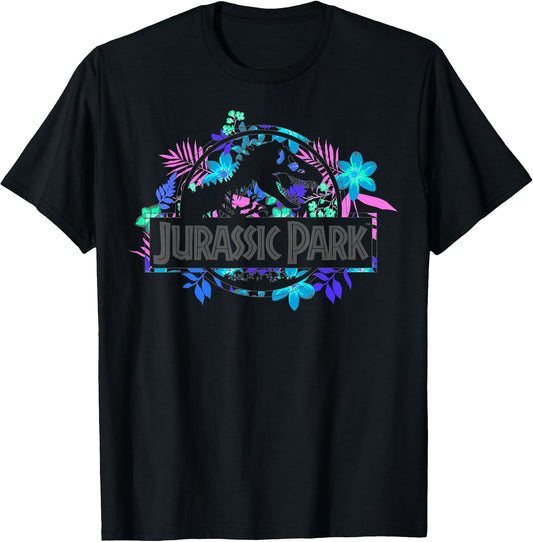 Tropical Floral Logo Graphic T-Shirt T-Shirt
