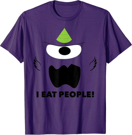 One Eyed One Horned People Eater Simple Minimalist Costume T-Shirt