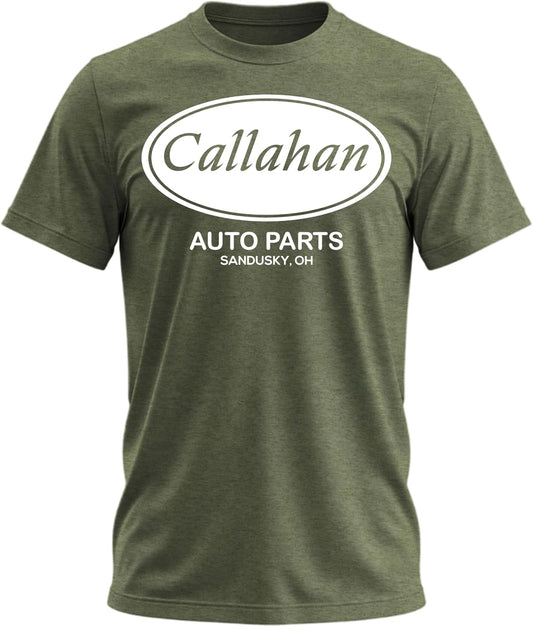 Callahan Auto Parts T-Shirt Funny 80s Vintage Automotive Movie Quotes T Shirts Cult Classic Shirt for Men