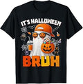 Halloween Bruh Boo Ghost Pumpkin Costume Unisex T-shirt, Sweatshirt, Hoodie (1)