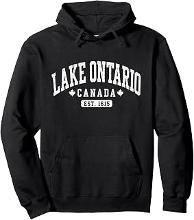 Lake Ontario Canada Vintage Est 1615 Canadian Pride Unisex T-shirt, Sweatshirt, Hoodie (1)