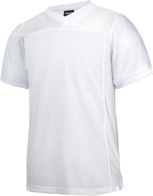 Blank Football Jersey Mesh Athletic Football Shirt Practice Sports Uniform