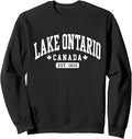 Lake Ontario Canada Vintage Est 1615 Canadian Pride Unisex T-shirt, Sweatshirt, Hoodie (1)
