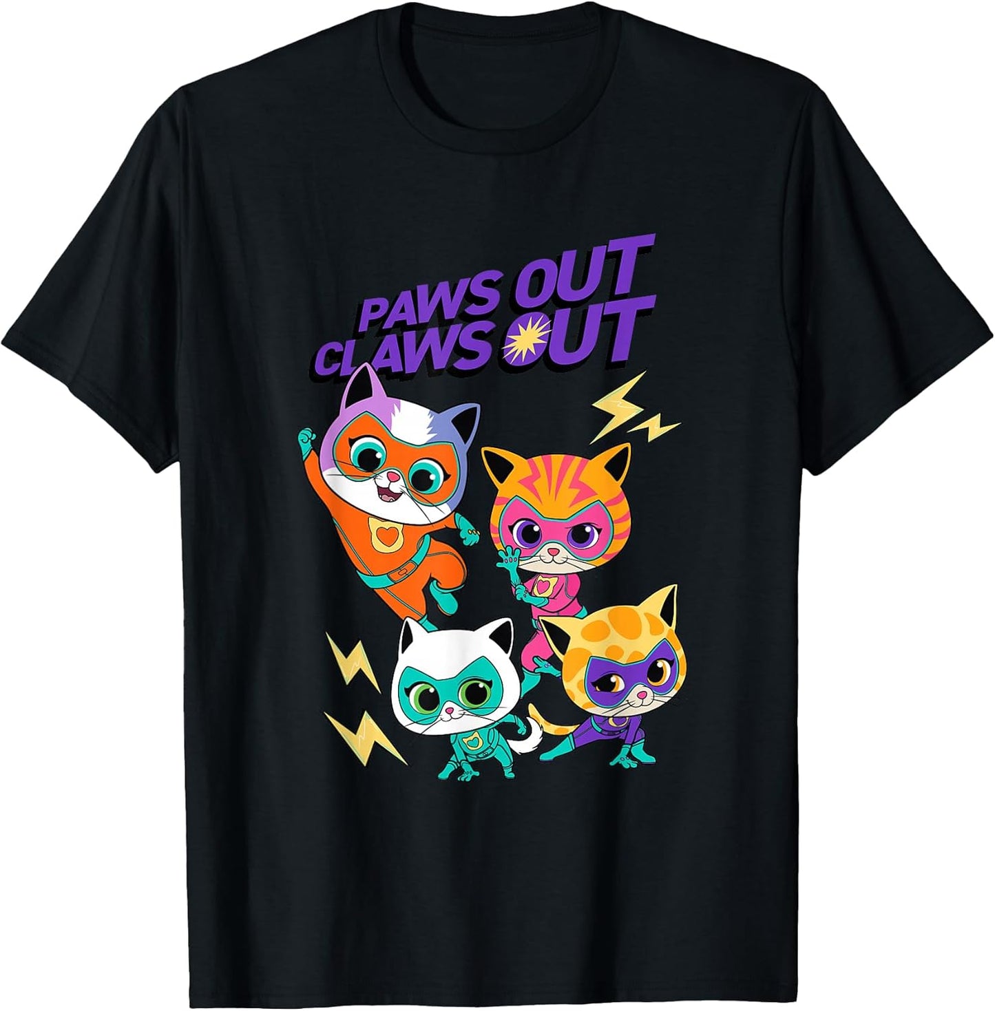 SuperKitties Paws Out Claws T-Shirt