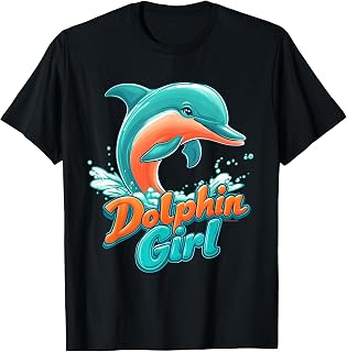Dolphin Girl Florida Souvenir Miami Beach Unisex T-shirt, Sweatshirt, Hoodie (1)