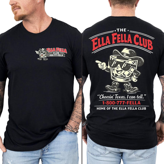 Ella Fella Club Shirt, Ellas Fellas Club Tshirt, Country Music Fan Tee, Member Since 2023 Shirt, Vintage Western T-Shirt, Concert Outfit, Cowboy Aesthetic Shirt Multicolor