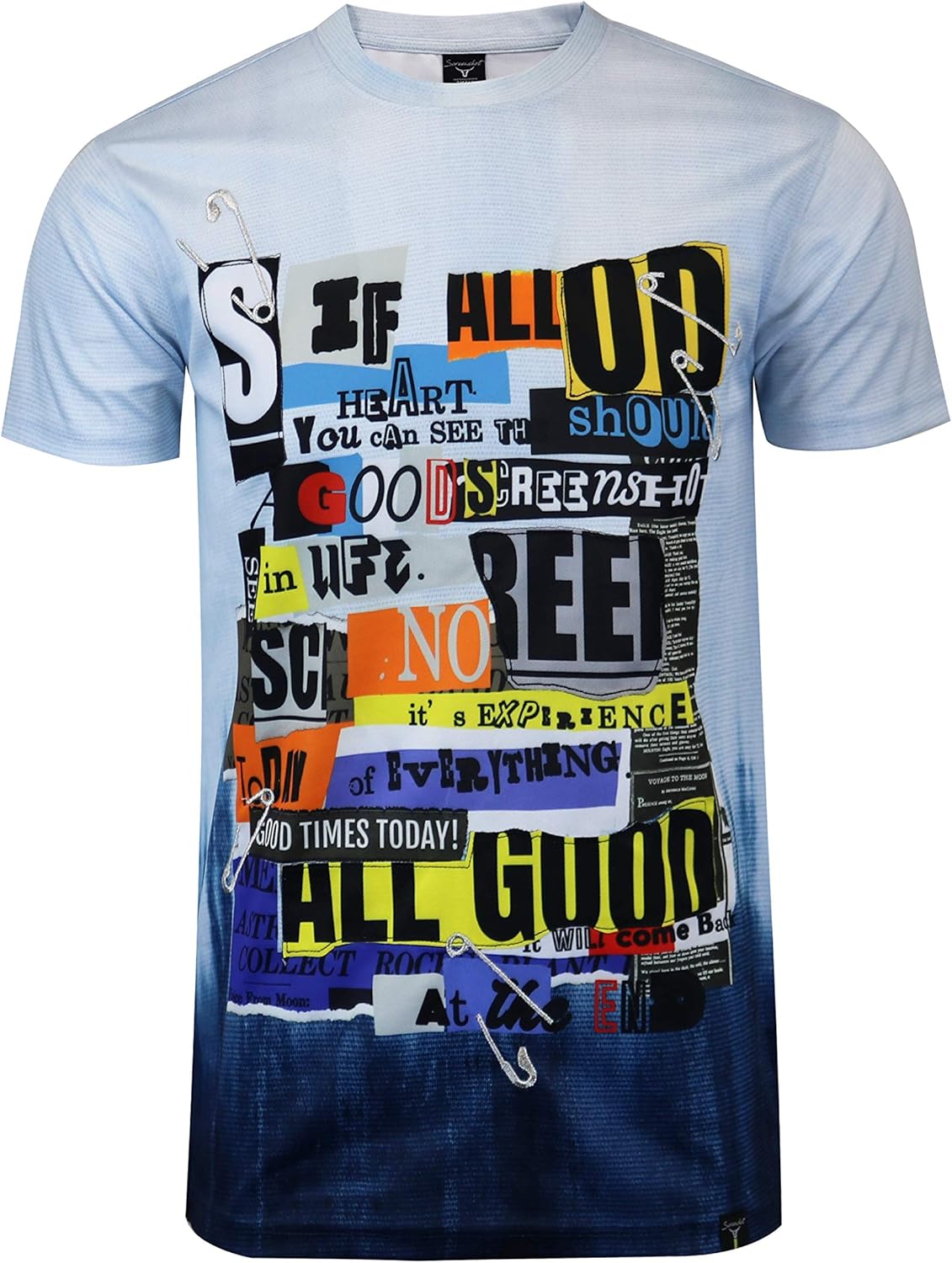Screenshotbrand Mens Hipster Hip-Hop Premium Tee - Stylish 80's Classic Retro Print T-Shirt
