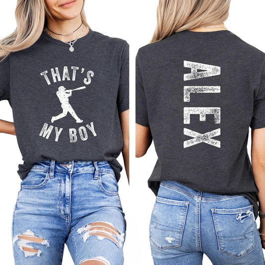 Personalized Baseball Mom Shirts for Women, Custom Shirt for Mothers Day, Custom Mama Baseball Shirt for Mom Era Game Day Tee, Grandma, Grandpa, Dad Gift