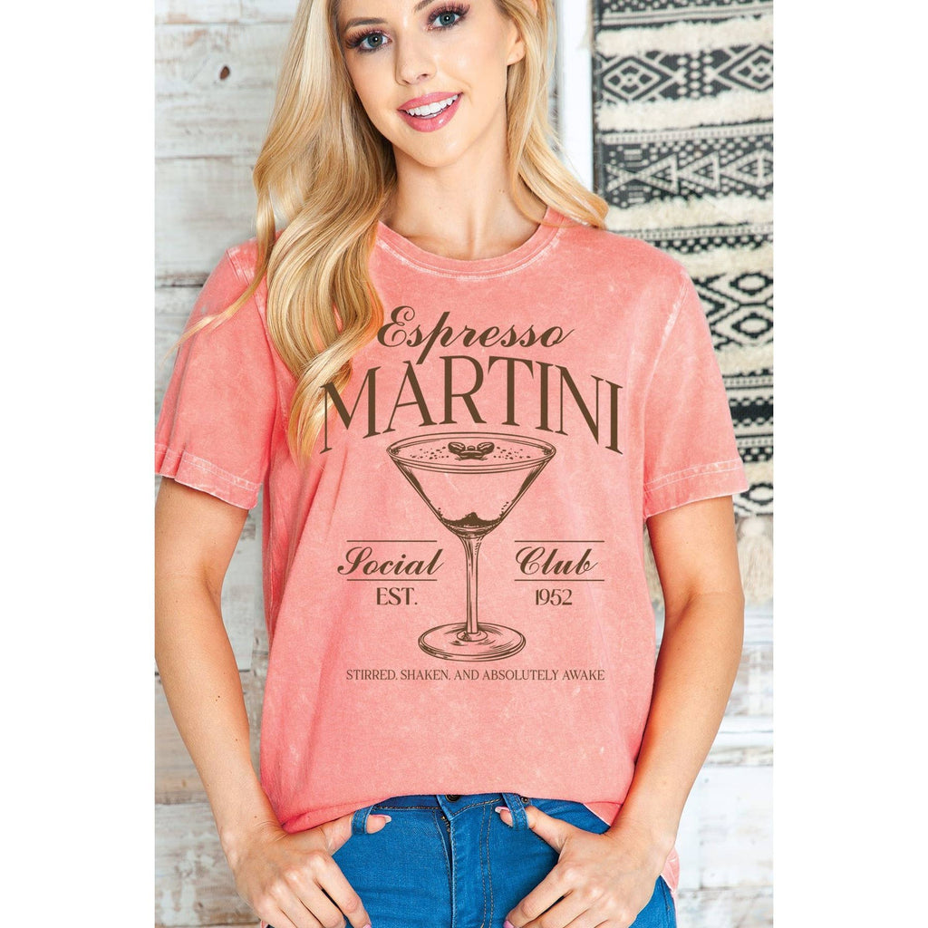 Espresso Martini - Mineral Wash T