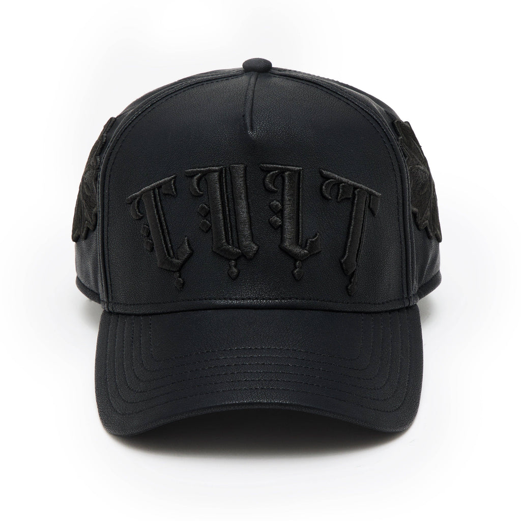 Cult's Cult X El Alfa Logo Trucker Hat "Flower" in Black