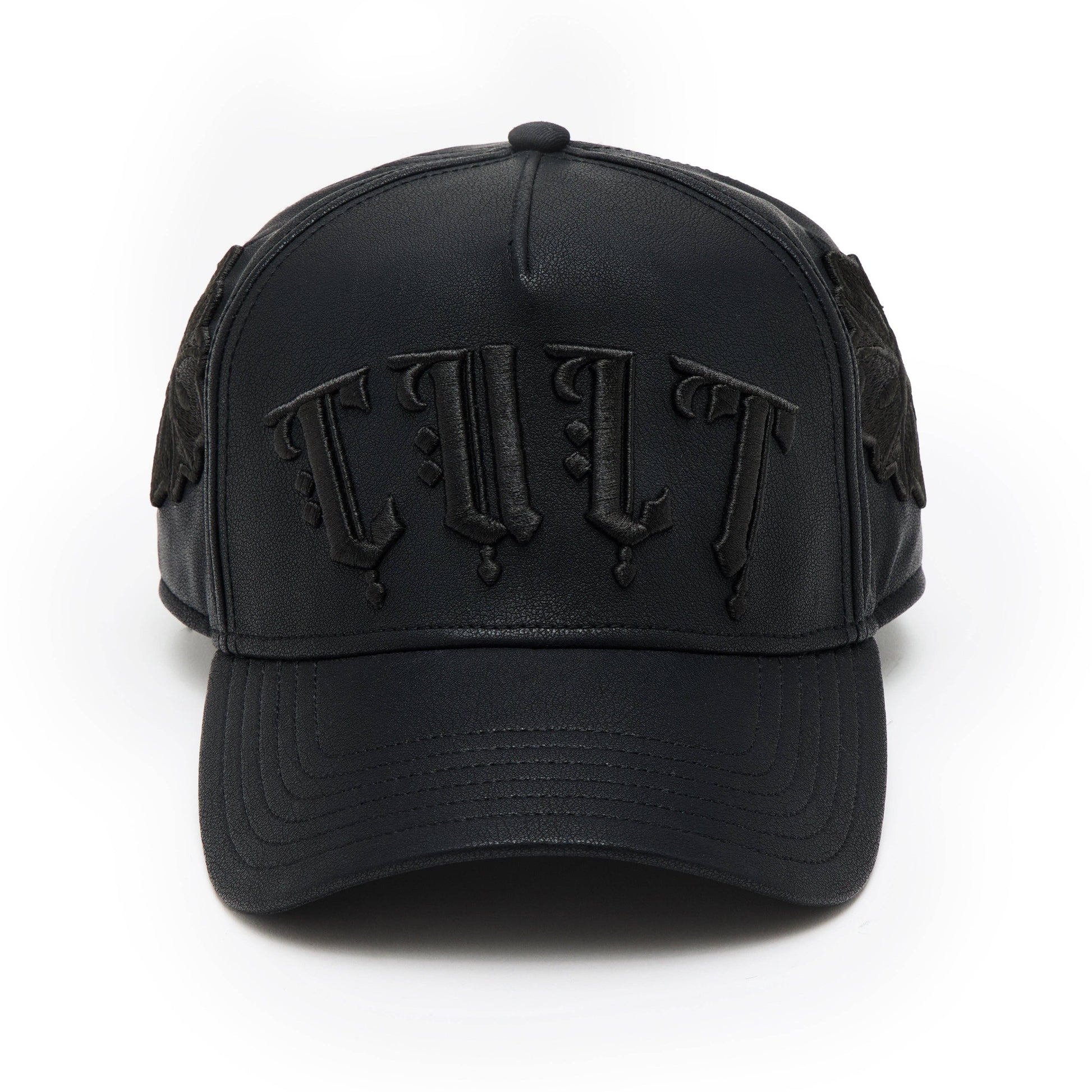 Cult's Cult X El Alfa Logo Trucker Hat "Flower" in Black