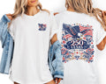 Eagle, Floral, 250 Years, America, Comfort Colors T-Shirt