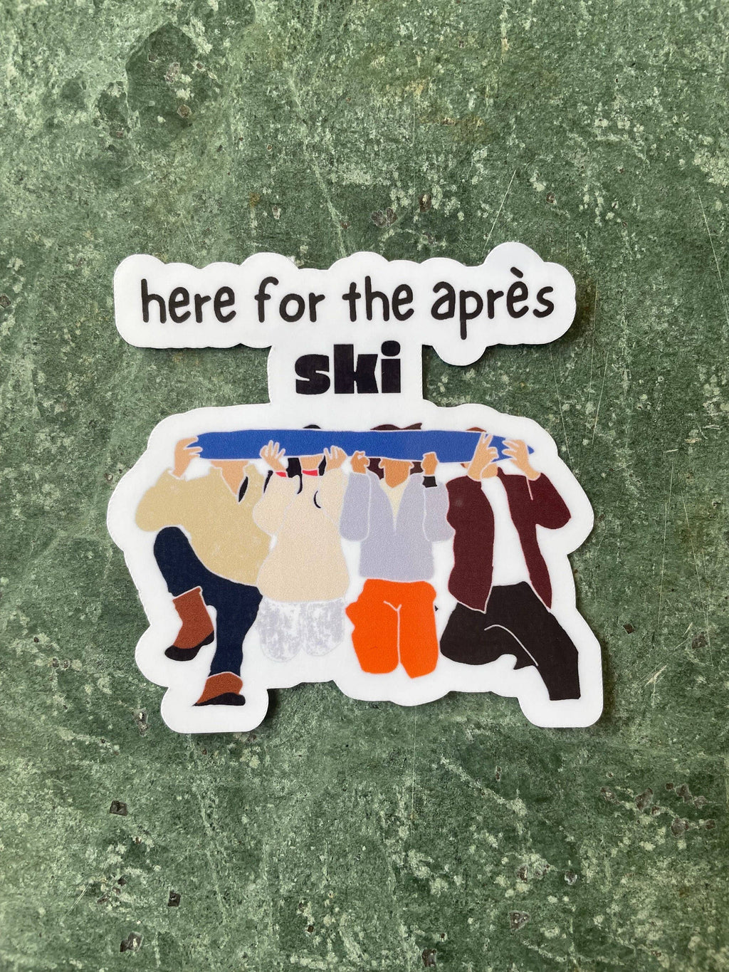 Shot Ski Apres Ski Sticker| Winter Sport Weather Resistant