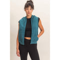 Sleeveless Zip Up Hoodie