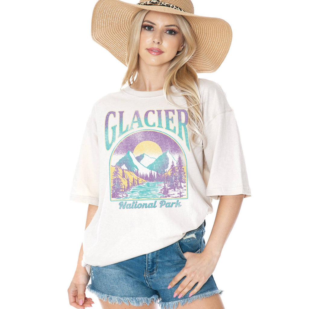 Unisex  Oversized - Glacier National Park