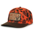 America We Grow Deer Hat-Blaze Camo/Brown