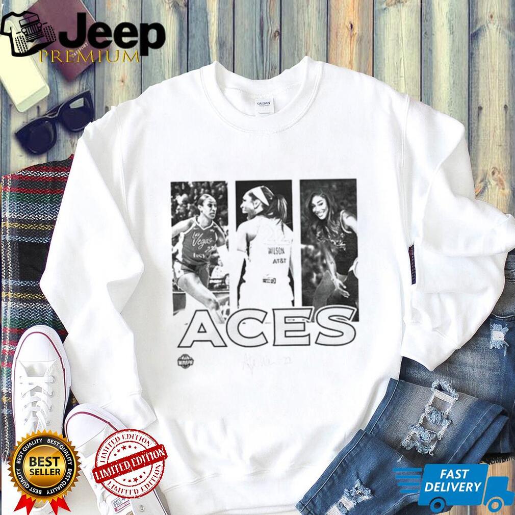 A’ja Wilson Las Vegas Ace Team Player Hustle WNBA shirt