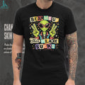 Alien beam me up this place sucks illustrated shirt