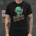 Alien smoking cigar greetings from Area 51 funny shirt