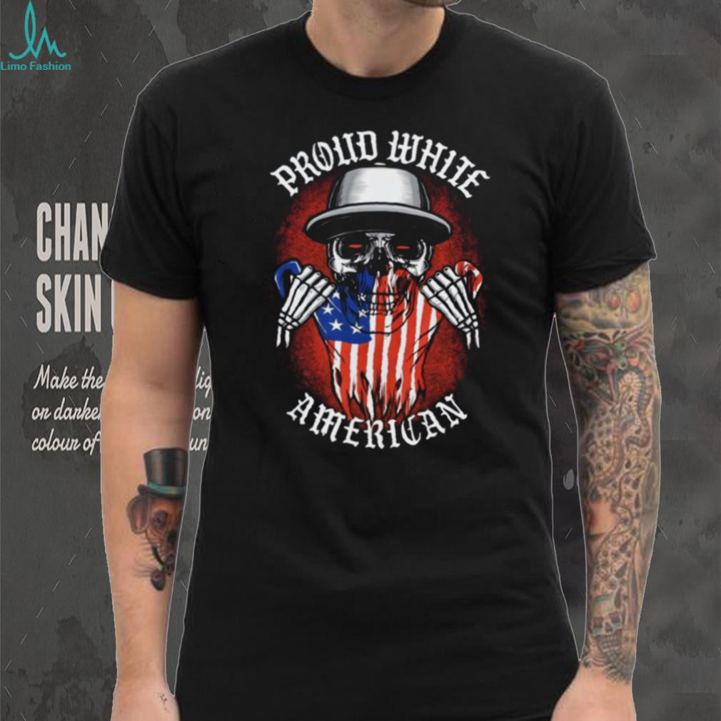 American Flag Skull Patriot Patriotic Skeleton T Shirt