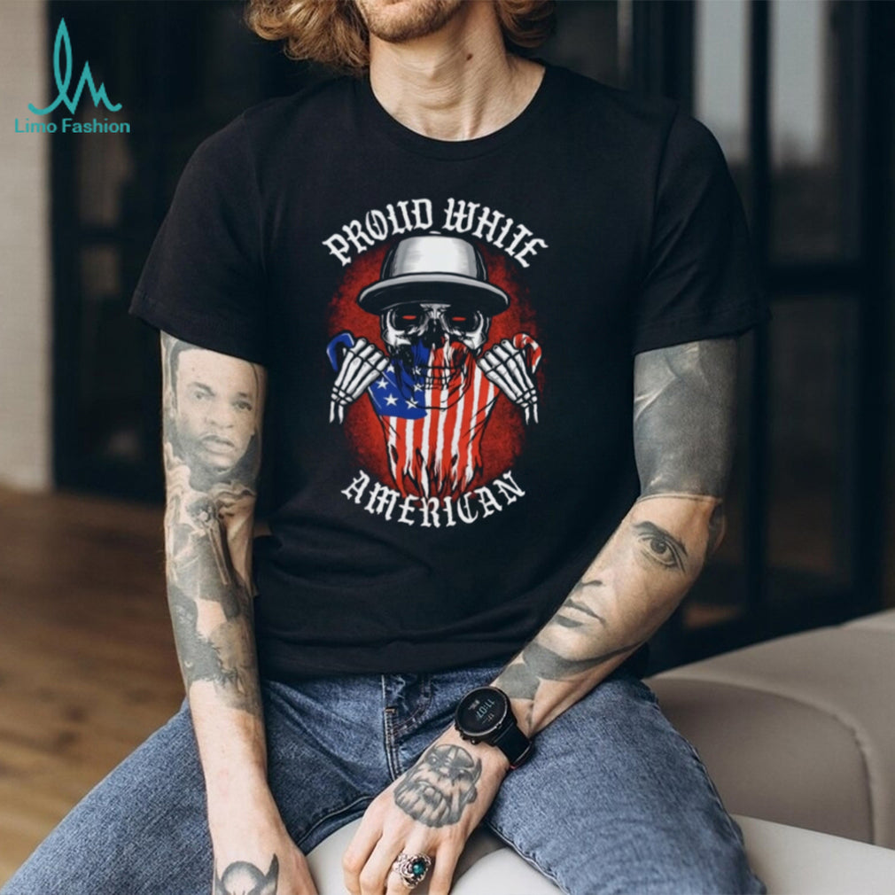 American Flag Skull Patriot Patriotic Skeleton T Shirt