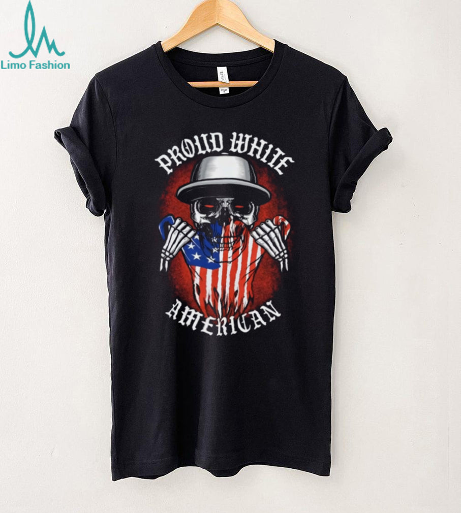 American Flag Skull Patriot Patriotic Skeleton T Shirt