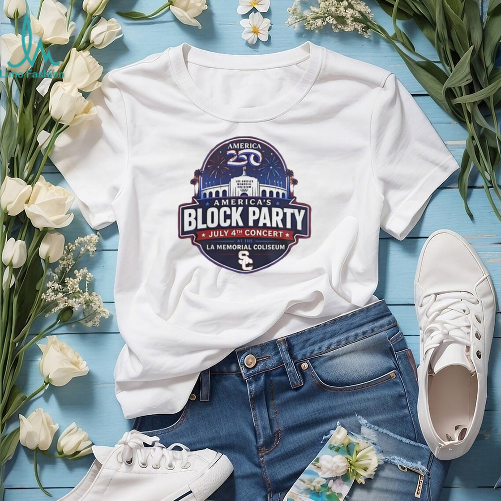 America’s 250th Anniversary July 4th Block Party concert at Los Angeles Memorial Coliseum shirt