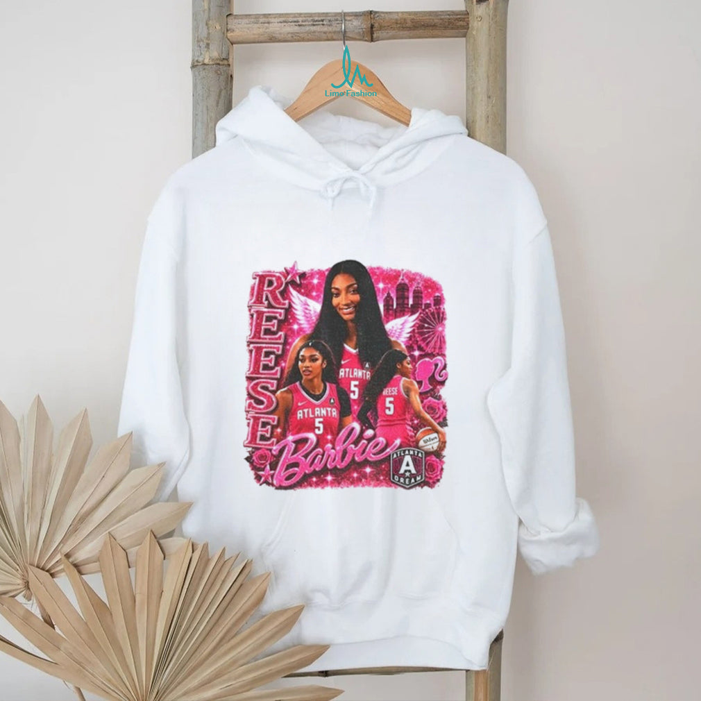 Angel Reese Atlanta Dream Player Barbie Pink Basketball Collage WNBA shirt