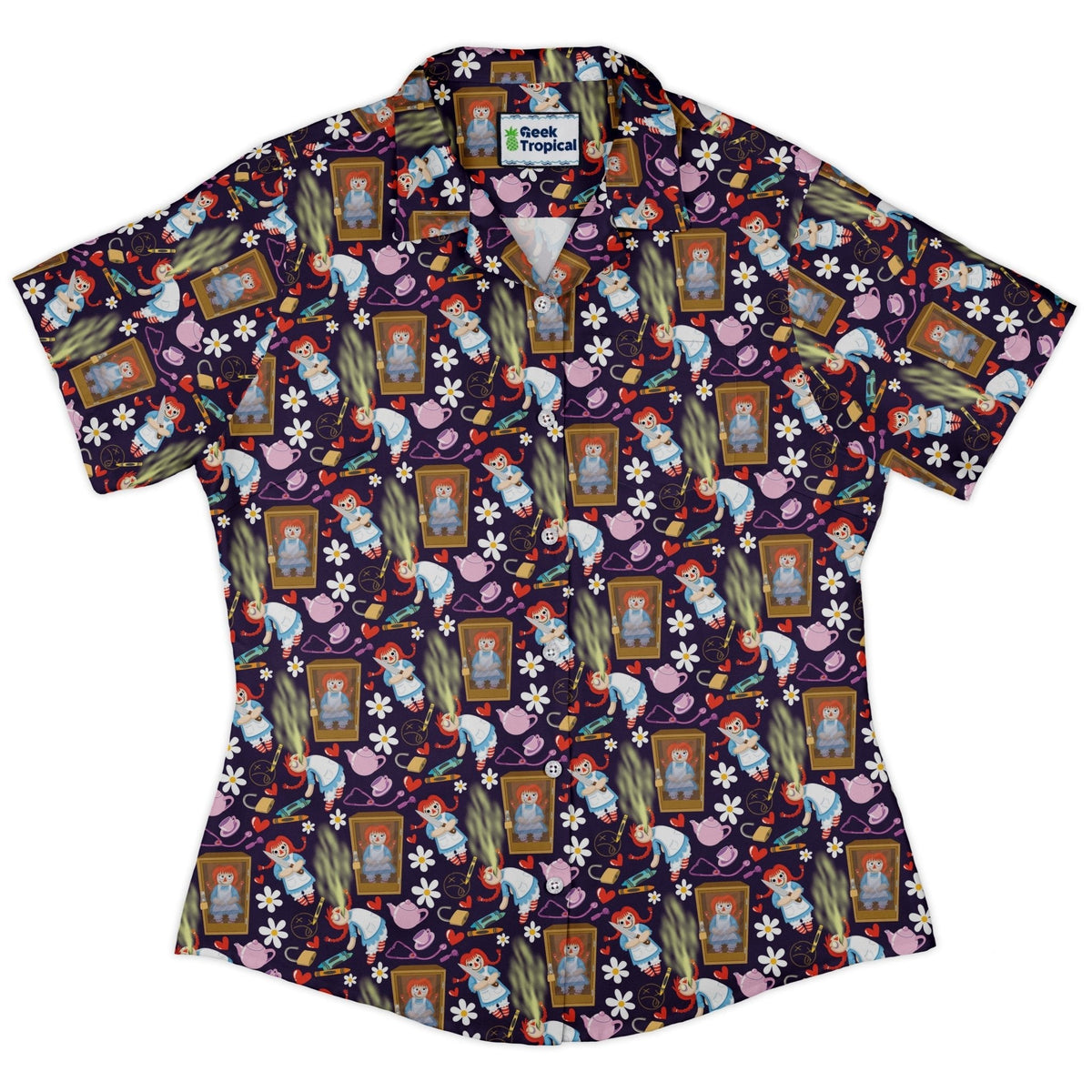 Annabelle Doll Curvy Button Up Shirt