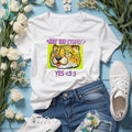 Are You Stupid Yes Cheetah cat funny shirt
